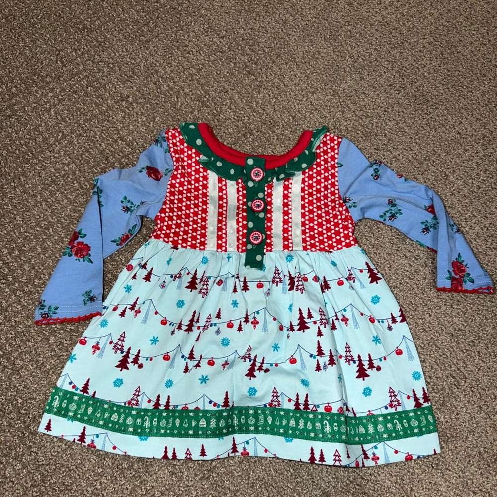 Matilda Jane Christmas pattern Kids Casual Dress